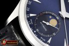 JAEGER LE COULTRE Master Ultra Thin Moonphase SS/LE Blue KMF A2824