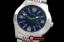 GU030C - G-Timeless Men SS/SS Black Swiss Quartz