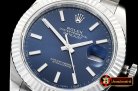 Rolex Datejust II DJ2 41mm Oyst Flt 904L SS/SS Blue/Stk ARF Asia 2824