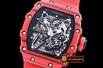 Richard Mille RM035-02 Rafael Nadal Red FC/NY Blk/Blk Miyota Mod