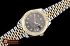 Rolex Datejust II DJ2 41mm Jub Flt YG/SS Dark Grey Diams BP A323