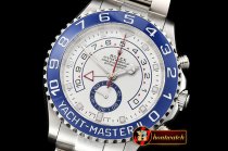 Rolex YachtMaster 116680 Blue SS/SS White BP Asia 7750 Mod