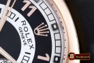 ROLCEL070F - Cellini Date RG/LE White/Black Num/Stick Asia 2824