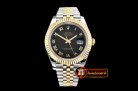 Rolex Datejust II DJ2 41mm Jub Flt YG/SS Black Roman BP A3235