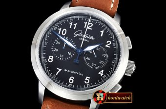 Glashutte Senator Navigator Chronograph SS/LE Black A7750