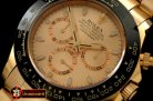 Replica Rolex Daytona 116528 YG/YG Gold Stk A-7750 Sec@6