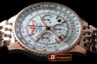 BSW0284A - Navitimer GMT RG/RG White A-7750