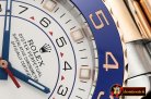 Rolex YachtMaster II Blue RG/SS White BP Asia 2813 Mod