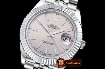 Rolex Datejust II DJ2 41mm Jub Flt SS/SS Light Grey Stk BP A3235