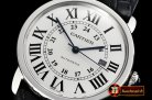 Cartier Ronde Louis Cartier Date SS/LE White ZF Miyota 9015