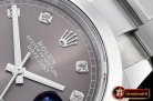 Rolex Datejust DJ2 41mm Oyt Smt SS/SS Grey Diam BP Asia 2813