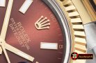 Rolex Datejust DJ2 41mm Oyst YG/SS Brown Stk BP A3136 Mod