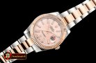 Rolex DJ2 41mm Oyst Flt RG/SS Rose Gold Stk BP A3136 Mod