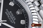 Rolex Datejust II DJ2 41mm Jub Flt SS/SS Black Diams BP A3235 Mo