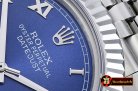 Rolex Datejust II DJ2 41mm Jub Flt SS/SS Blue Roman BP A3235 Mod