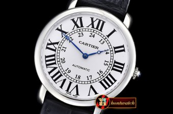 Replica Cartier Ronde Louis Cartier No Date SS/LE White Asia HW