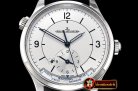 Jaeger Le Coultre Master Control Geographic Sector SS/LE Wht MY9015 Mod