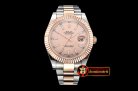 Rolex DJ2 41mm Oyst Flt RG/SS Rose Gold Stk BP A3136 Mod