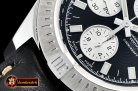Breitling Colt 44mm Chronograph Automatic SS/LE Black/Stk A7750