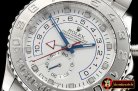 Rolex YachtMaster II Stainless SS/SS White BP Asia 2813 Mod