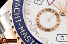 Rolex YachtMaster 116681 Blue RG/SS White BP Asia 4161 Mod