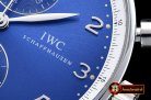 IWC Portuguese Chrono SS/LE Blue Laureus ZF A79350 Mod