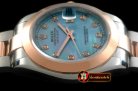 R2DJ0194J - SS/RG Oyster M-Blue Diam Asian Eta 2836-2