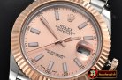 Rolex Datejust II 41mm Jub Flt RG/SS Rose Gold Stick BP Swiss 28