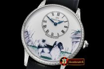 JAQUET DROZ Les Ateliers dArt Petite Heure Minute Dog SS/LE ST8003