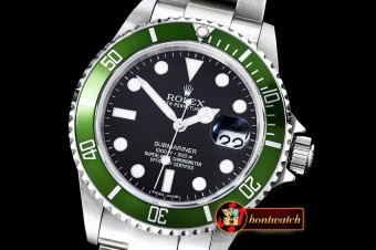 Imitation Rolex Submariner Ref.16610LV SS/SS Black BP A3135 Mod