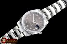 Rolex Datejust II DJ2 41mm Oyt Flt SS/SS Grey Diam BP Asia 2813