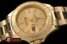 Best Replica Rolex Yachtmaster Men FG Gold Asian Clone 2836/3135