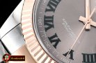 Rolex Datejust DJ2 41mm Oyt Flt RG/SS Grey/Num BP Asia 2813