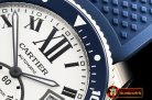 Cartier Calibre de Cartier Diver (Blue) SS/RU Wht JF Asia 2824
