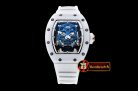 Richard Mille RM052 Skeleton Skull White CER/RU Blue Custom Mod