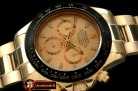 Replica Rolex Daytona 116528 YG/YG Gold Stk A-7750 Sec@6