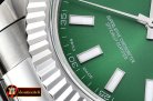 Rolex Datejust II DJ2 41mm Oyst Flt SS/SS Green Stick BP A3136 M