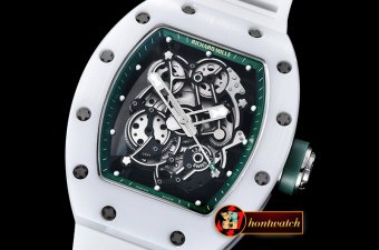 Richard Mille RM055 Bubba Watson Wht CER/VRU Green Custom Mod