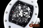 RM090F - RM055 Bubba Watson Tourbillon CER/VRU White Custom Movt