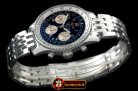 Replica Breitling Navitimer SS/SS Black Num 7750