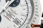 Breitling Colt 44mm Chronograph Automatic SS/LE White/Stk A7750