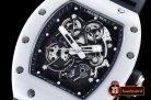 Replica Richard Mille RM055 Bubba Watson White Cer Black CER/VRU