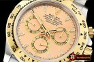 Rolex Daytona 116523 YG/SS Gold Stk OMF A7750 Mod