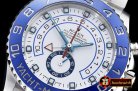 Rolex YachtMaster II 116680 Blue SS/SS White JF Asia 7750