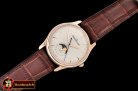 Jaeger Le Coultre Master Ultra Thin Moonphase RG/LE White ZF 1:1 MY9015