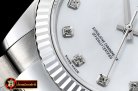 Rolex Datejust II DJ2 41mm Oyt Flt SS/SS Wht MOP Diam BP Asia 2813