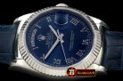 Replica Rolex DayDate Fluted Blue Roman SS/LE Asian Eta 2836
