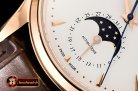 JAEGER LE COULTRE Master Ultra Thin Moonphase RG/LE White GF 1:1 MY9015