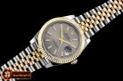 Rolex Datejust DJ2 41mm Jub Flt Wrap YG/SS D Grey Stk BP Asia 2836