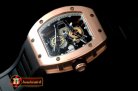 RM065B - Bubba Watson Tourbillon RG/RU White Swiss Qtz